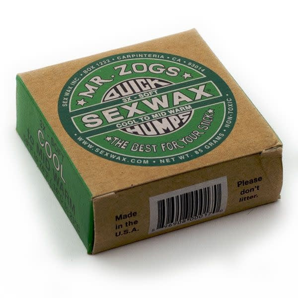 Sex Wax Mr. Zog s Quick Humps Surfboard Wax. Island Surf Company